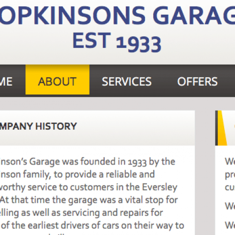 Hopkinsons Website Screenshot3
