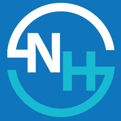 Nhuc Icon On Blue