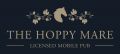 The Hoppy Mare Horizontal Dark Blue Background