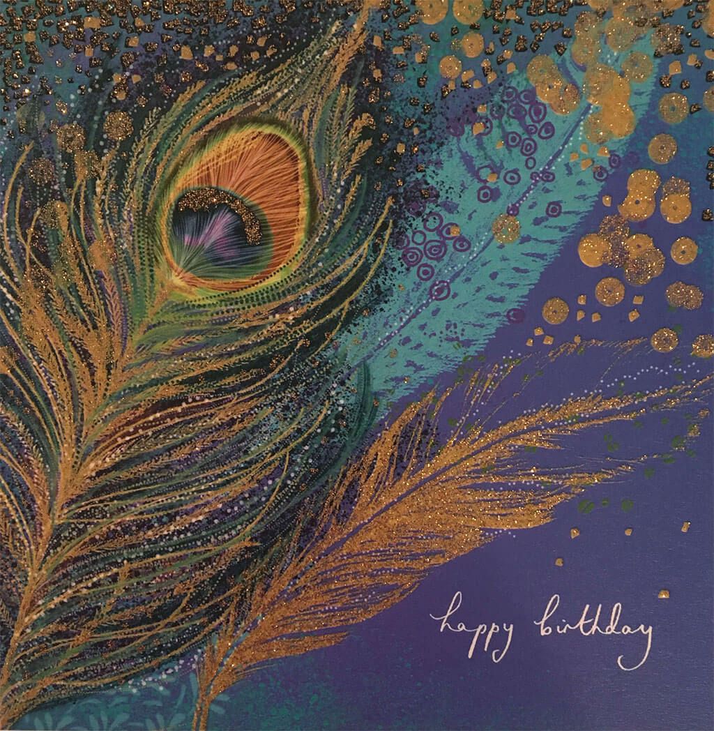 Peacock Card